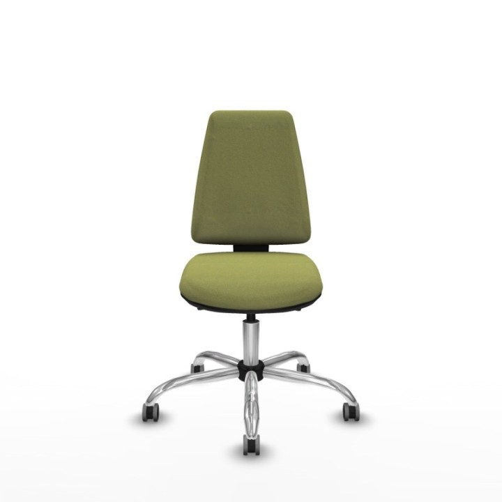 Elche AS bali verde oliva base cromada ruedas engomadas 65mm