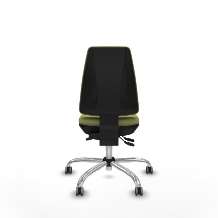 Elche AS bali verde oliva base cromada ruedas engomadas 65mm