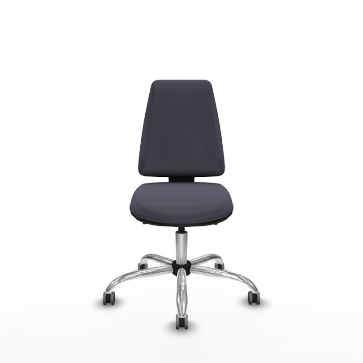 Elche AS bali gris oscuro base cromada ruedas engomadas 65mm