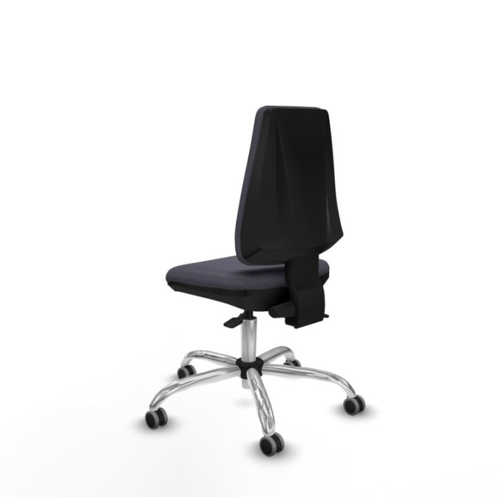 Elche AS bali gris oscuro base cromada ruedas engomadas 65mm