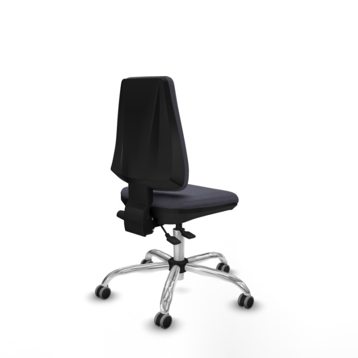 Elche AS bali gris oscuro base cromada ruedas engomadas 65mm