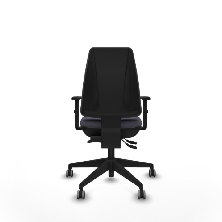 Elche AS bali gris oscuro brazos 1D base piramidal ruedas engomadas 65mm