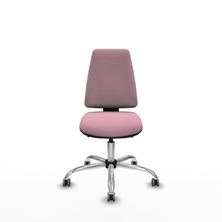 Elche AS bali rosa base cromada ruedas engomadas 65mm