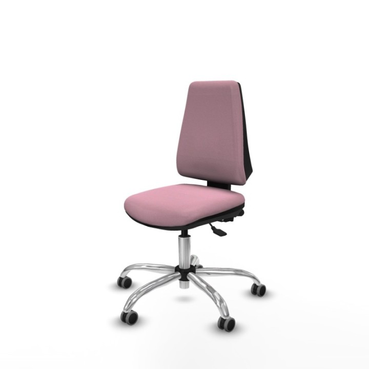 Elche AS bali rosa base cromada ruedas engomadas 65mm