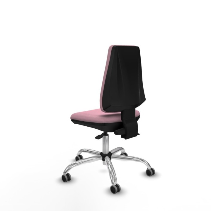 Elche AS bali rosa base cromada ruedas engomadas 65mm