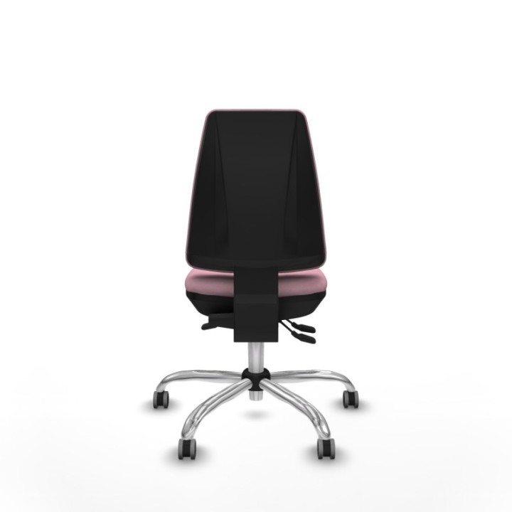 Elche AS bali rosa base cromada ruedas engomadas 65mm