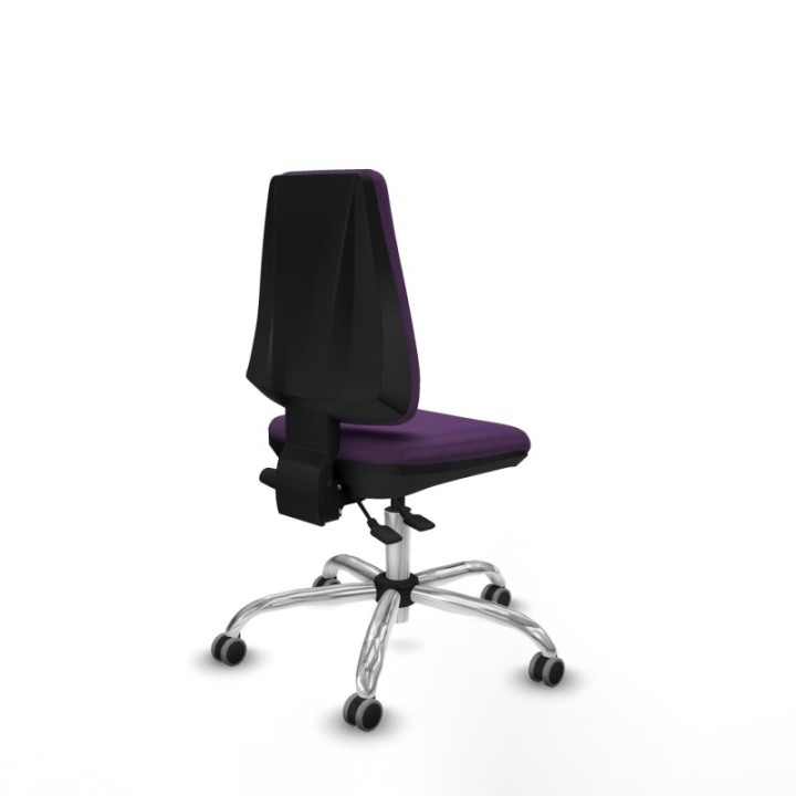 Elche AS bali morado base cromada ruedas engomadas 65mm