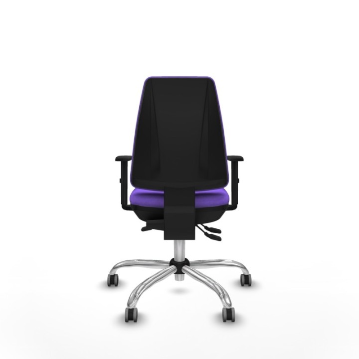 Elche AS bali lila brazos 1D base cromada ruedas engomadas 65mm