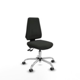 Elche AS bali negro base cromada ruedas engomadas 65mm