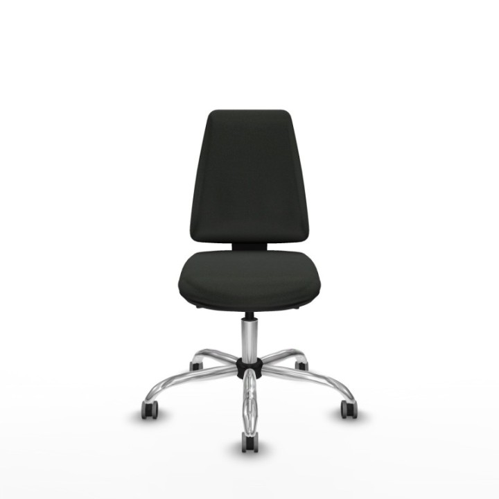 Elche AS bali negro base cromada ruedas engomadas 65mm