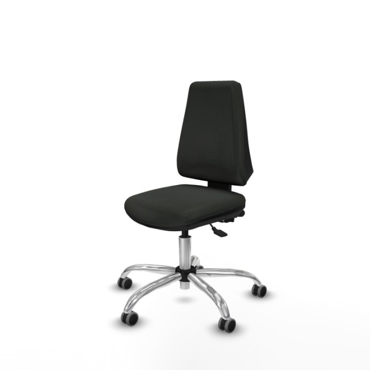 Elche AS bali negro base cromada ruedas engomadas 65mm