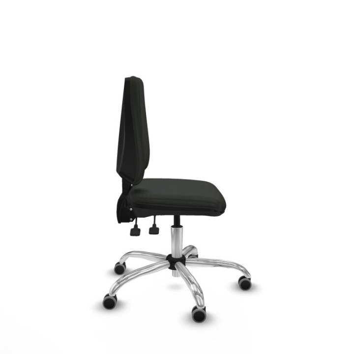 Elche AS bali negro base cromada ruedas engomadas 65mm