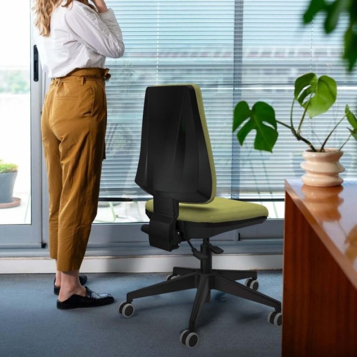 Elche AS bali negro base piramidal ruedas engomadas 65mm