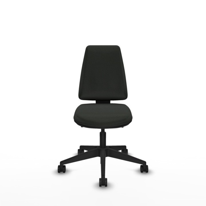 Elche AS bali negro base piramidal ruedas nailon 65mm