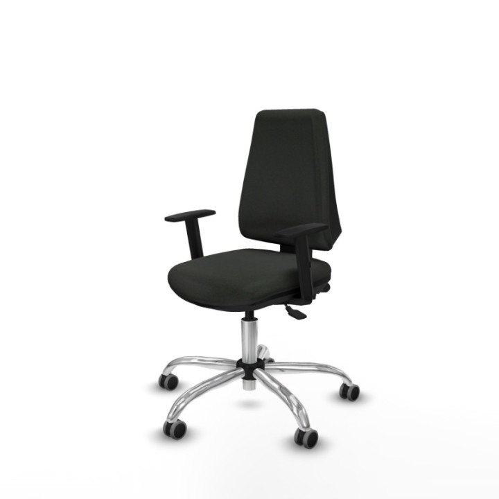 Elche AS bali negro brazos 1D base cromada ruedas engomadas