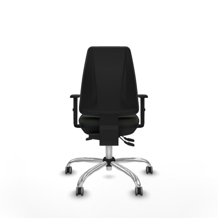 Elche AS bali negro brazos 1D base cromada ruedas engomadas