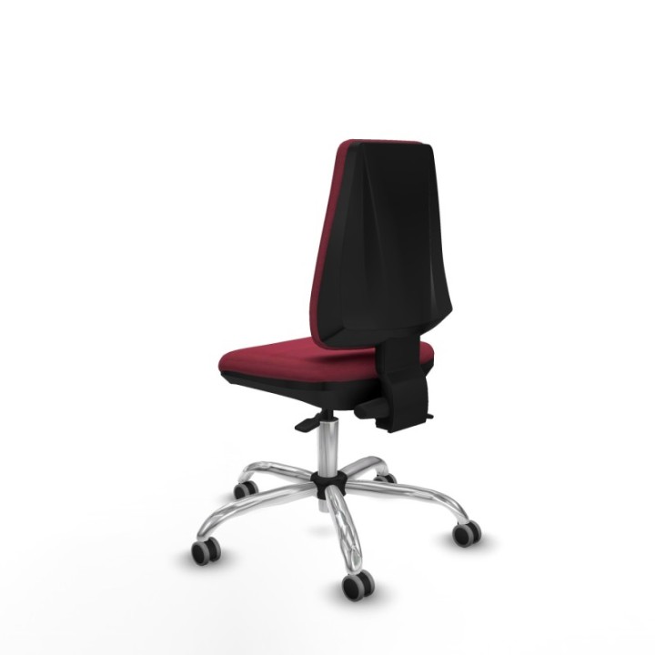 Elche AS bali granate base cromada ruedas engomadas 65mm