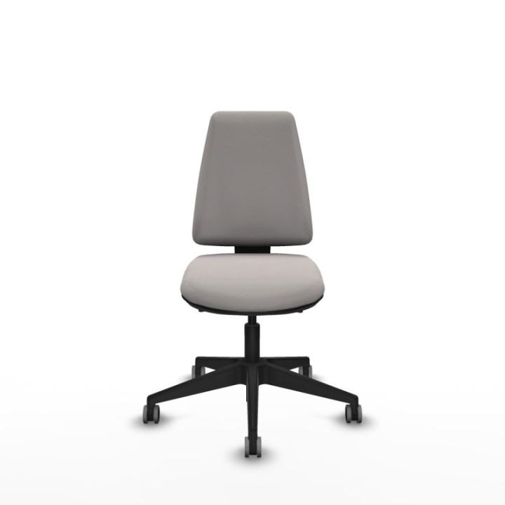 Elche AS similpiel blanco base piramidal ruedas engomadas 65mm