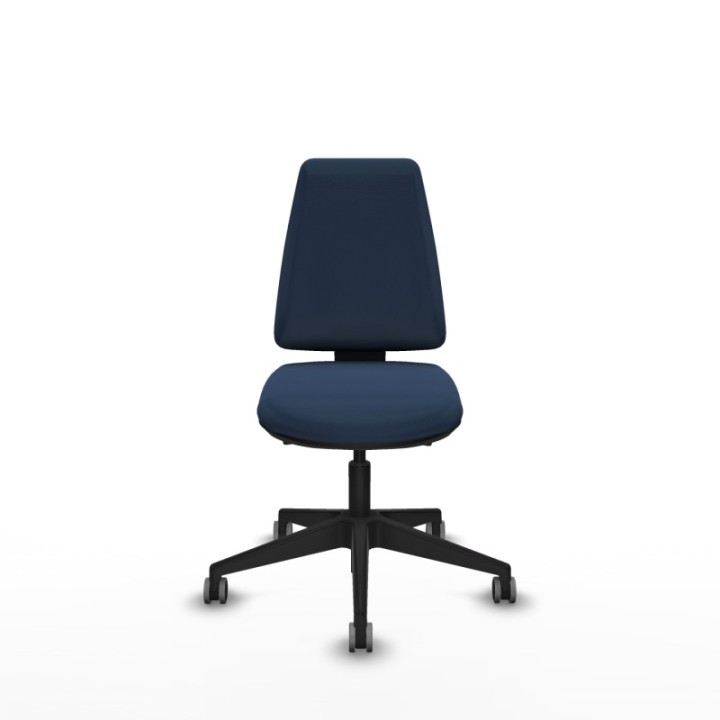 Elche AS similpiel azul marino base piramidal ruedas engomadas 65mm