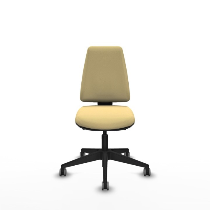 Elche AS similpiel crema base piramidal ruedas engomadas 65mm