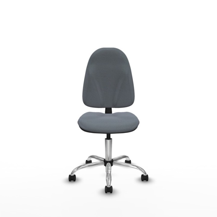 Algarra CP bali gris  base cromada ruedas autofrenantes 50mm