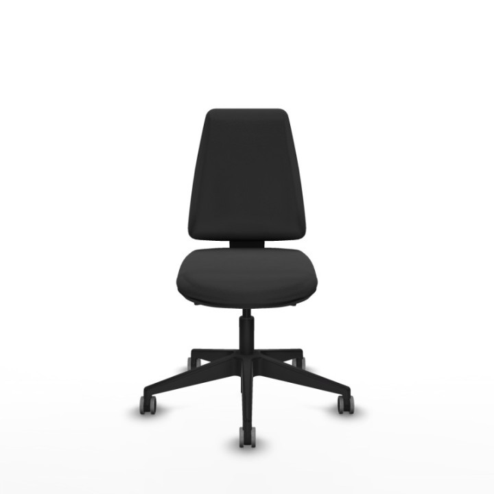 Elche AS similpiel gris oscuro base piramidal ruedas engomadas 65mm