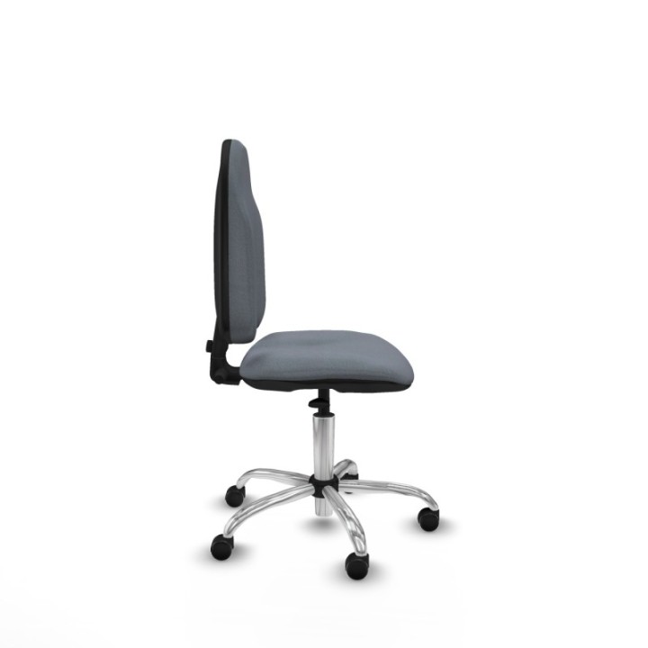 Algarra CP bali gris  base cromada ruedas engomadas 50mm