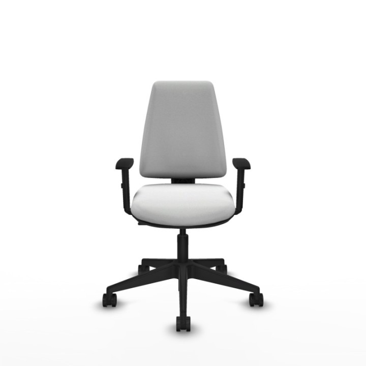 Elche CP bali blanco brazos 1D base piramidal ruedas nailon 65mm