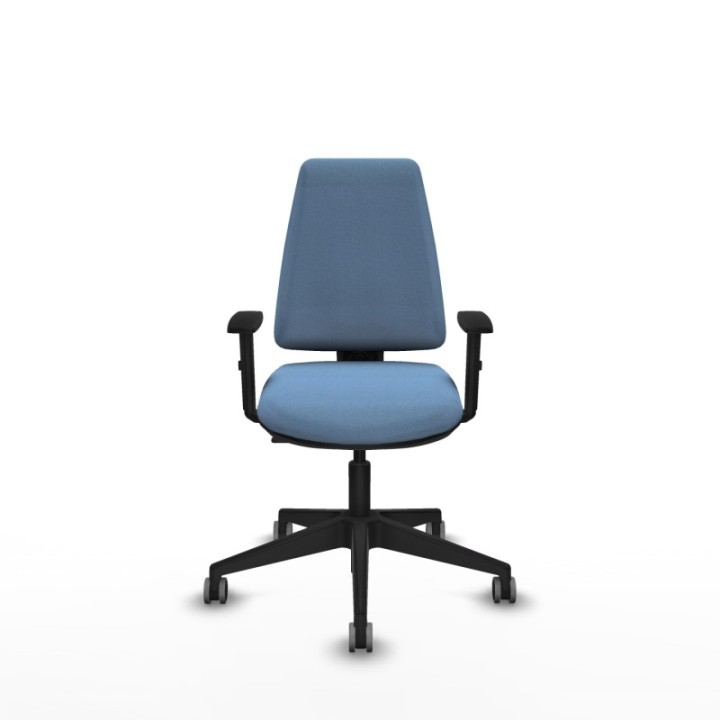 Elche CP bali azul cielo brazos 1D base piramidal ruedas engomadas 65mm