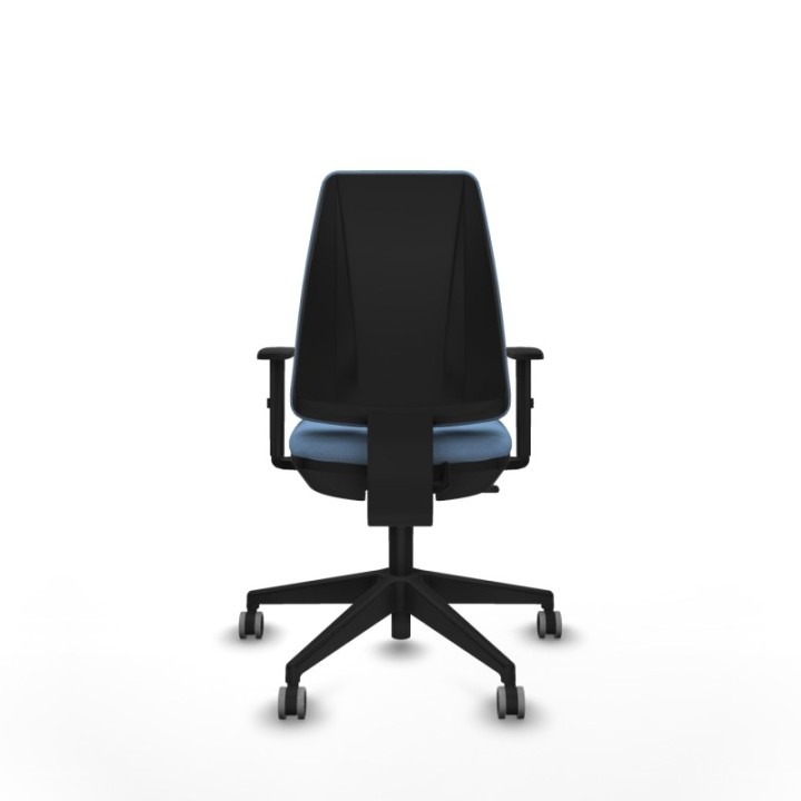 Elche CP bali azul cielo brazos 1D base piramidal ruedas engomadas 65mm