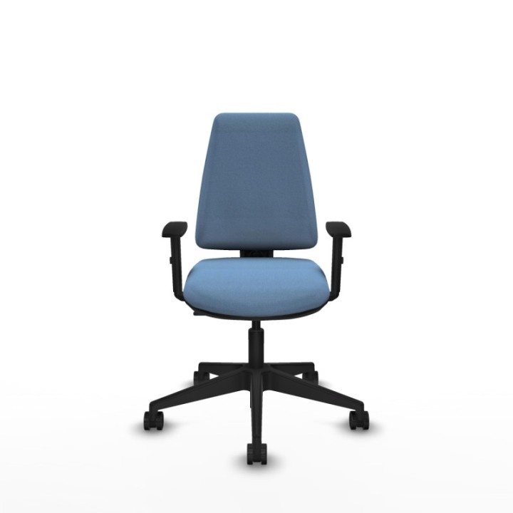 Elche CP bali azul cielo brazos 1D base piramidal ruedas nailon 65mm