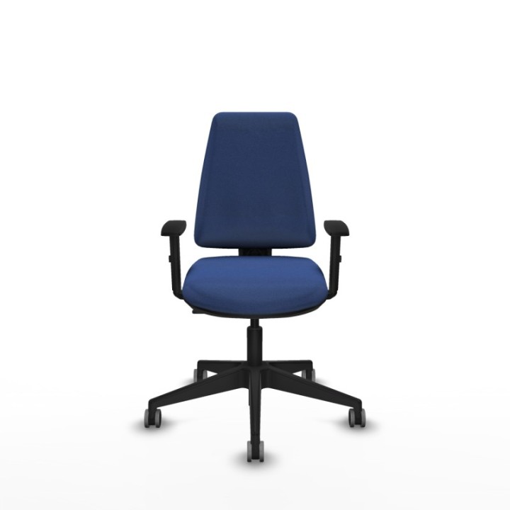 Elche CP bali azul marino brazos 1D base piramidal ruedas engomadas 65mm