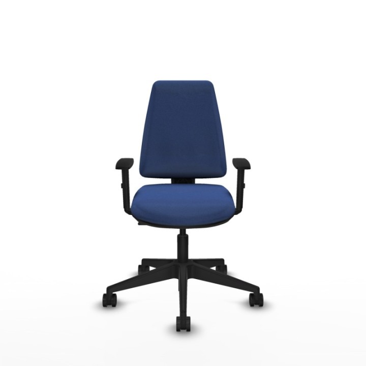 Elche CP bali azul marino brazos 1D base piramidal ruedas nailon 65mm