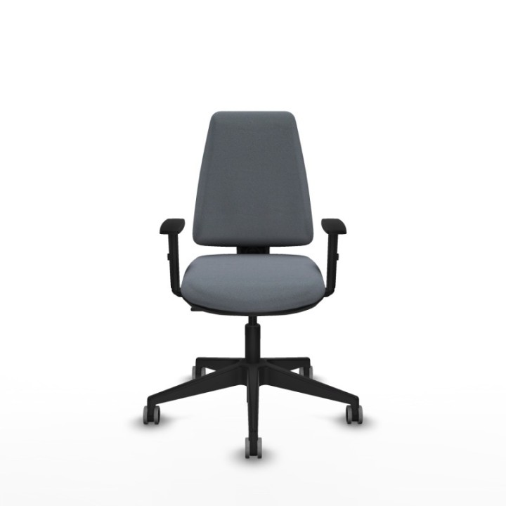 Elche CP bali gris brazos 1D base piramidal ruedas engomadas 65mm