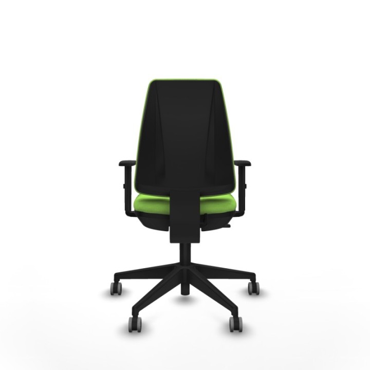 Elche CP bali pistacho brazos 1D base piramidal ruedas engomadas 65mm