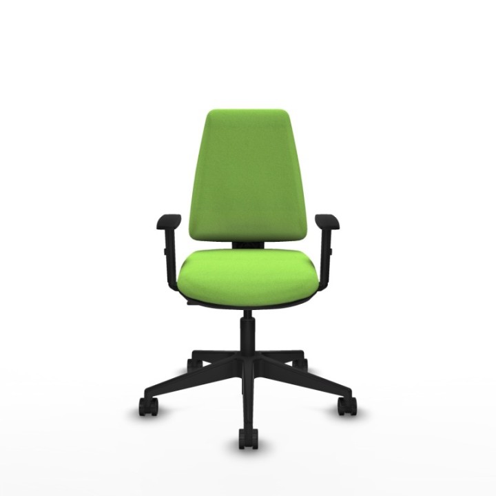 Elche CP bali pistacho brazos 1D base piramidal ruedas nailon 65mm