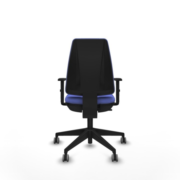 Elche CP bali azul claro brazos 1D base piramidal ruedas engomadas 65mm