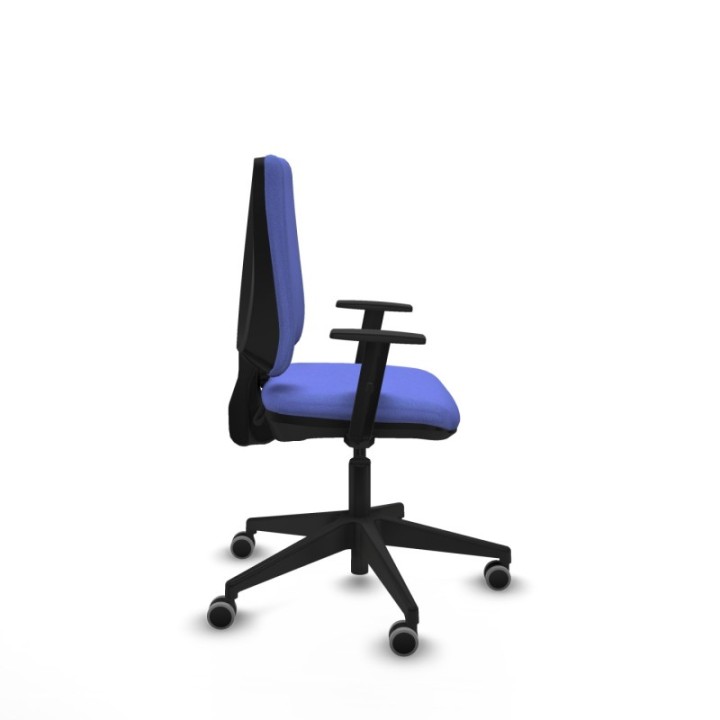 Elche CP bali azul claro brazos 1D base piramidal ruedas engomadas 65mm