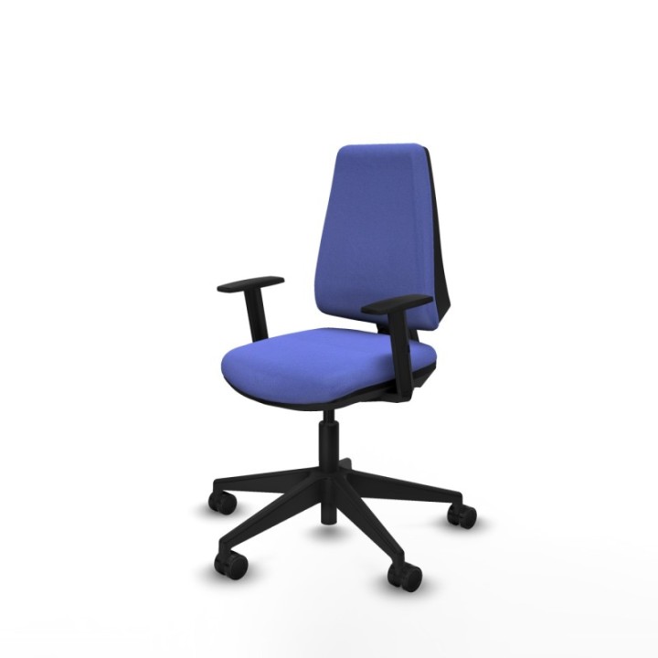 Elche CP bali azul claro brazos 1D base piramidal ruedas nailon 65mm