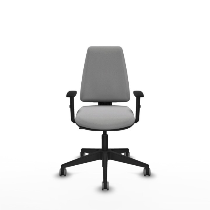 Elche CP bali gris claro brazos 1D base piramidal ruedas engomadas 65mm