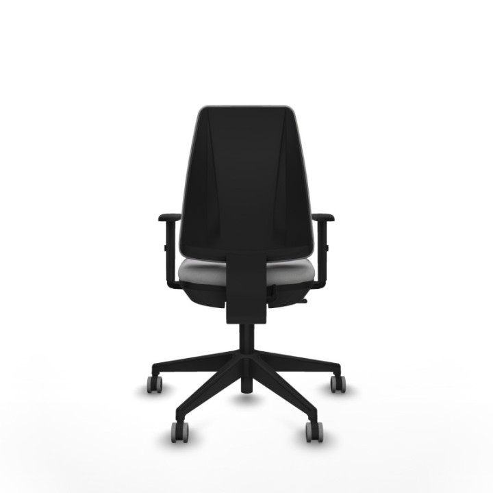 Elche CP bali gris claro brazos 1D base piramidal ruedas engomadas 65mm