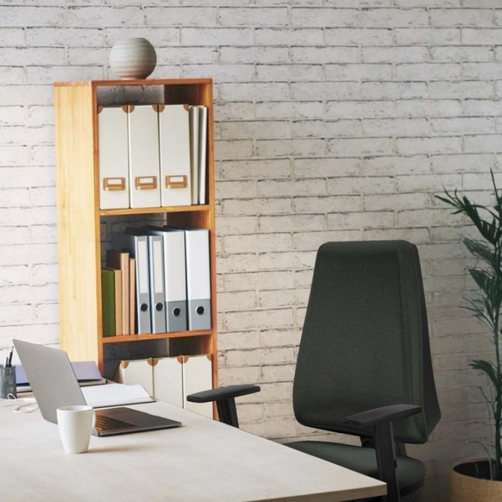 Elche CP bali verde botella brazos 1D base piramidal ruedas engomadas 65mm