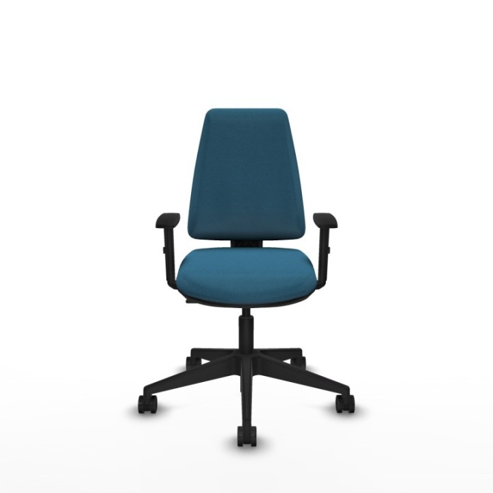 Elche CP bali verde petroleo brazos 1D base piramidal ruedas nailon 65mm