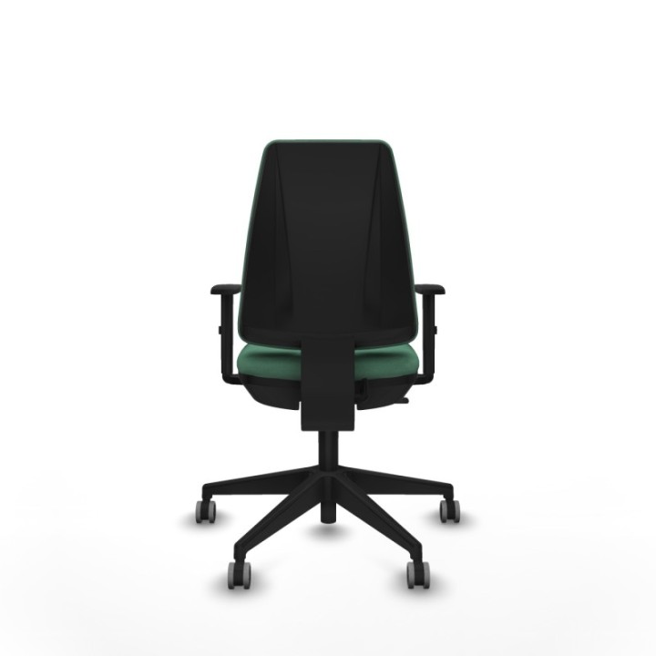 Elche CP bali verde esmeralda brazos 1D base piramidal ruedas engomadas 65mm