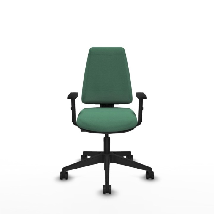 Elche CP bali verde esmeralda brazos 1D base piramidal ruedas nailon 65mm