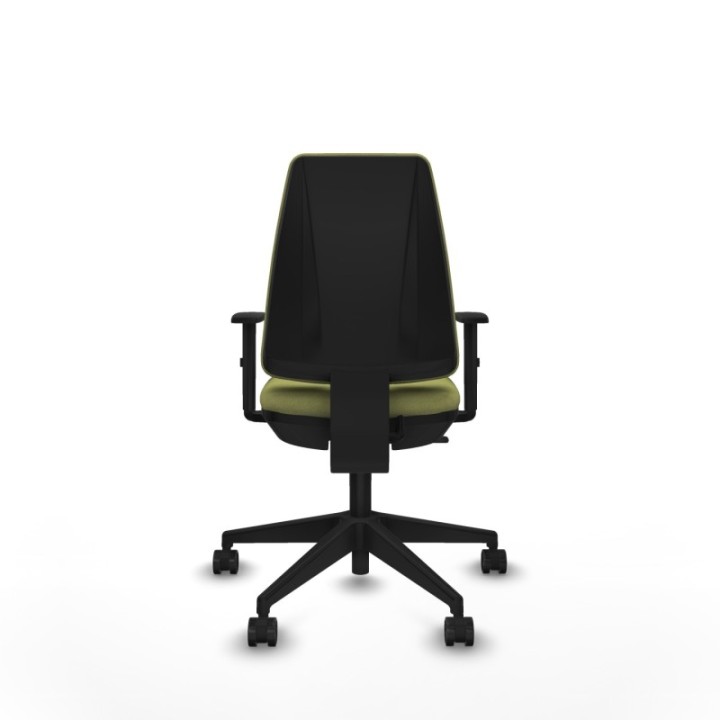 Elche CP bali verde oliva brazos 1D base piramidal ruedas nailon 65mm