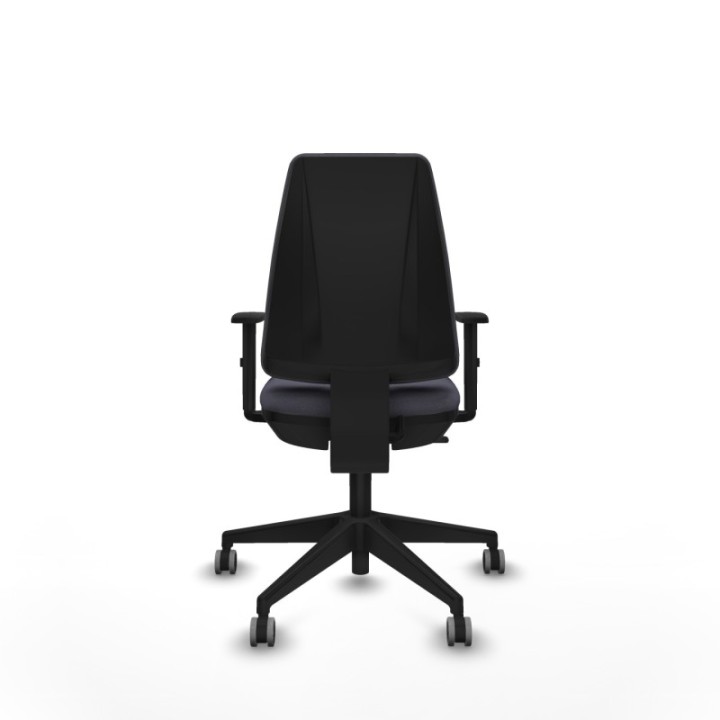 Elche CP bali gris oscuro brazos 1D base piramidal ruedas engomadas 65mm