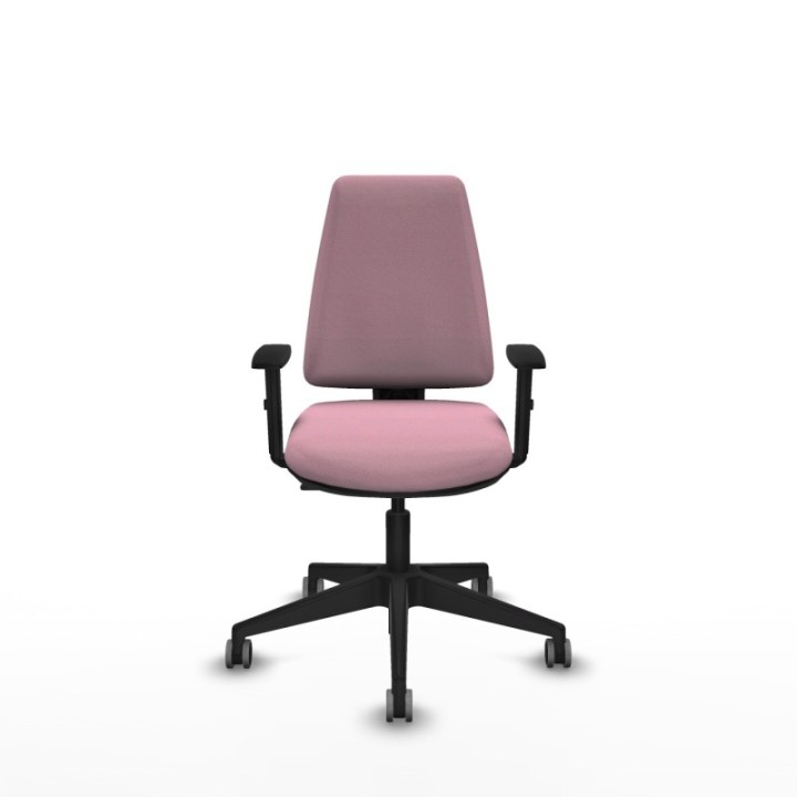 Elche CP bali rosa brazos 1D base piramidal ruedas engomadas 65mm