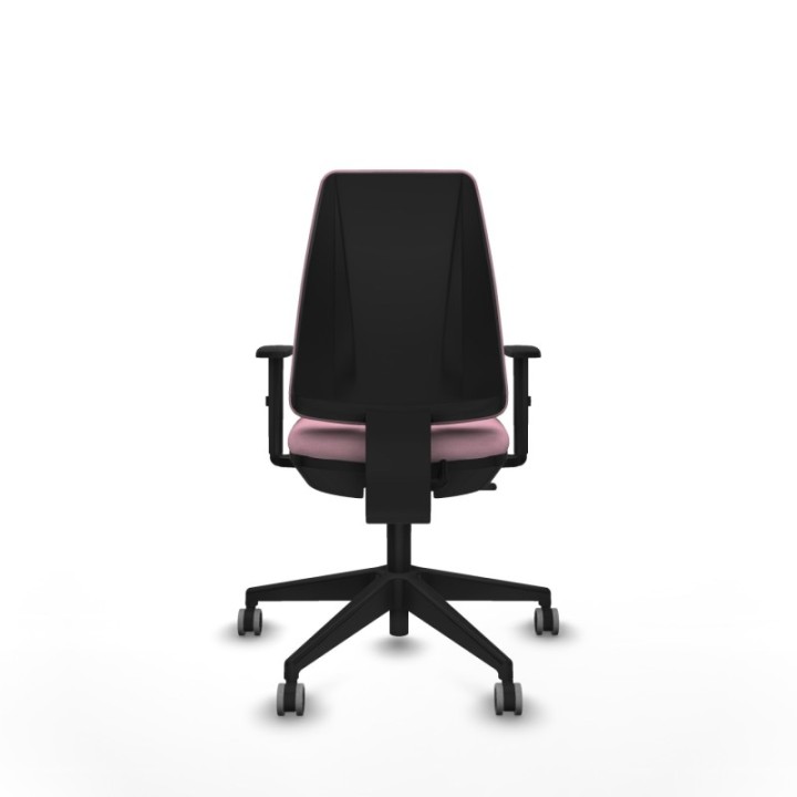 Elche CP bali rosa brazos 1D base piramidal ruedas engomadas 65mm