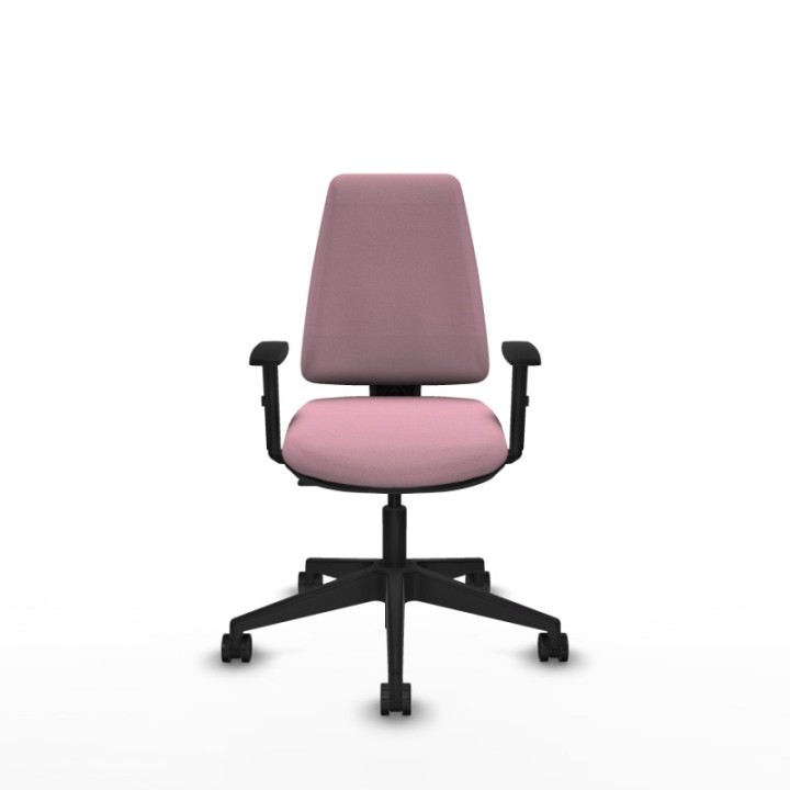 Elche CP bali rosa brazos 1D base piramidal ruedas nailon 65mm